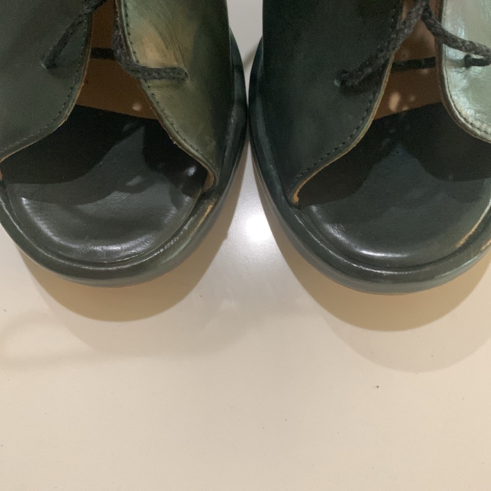 Ernesto Dolani Italian leather sandals size 39/ 9 - Picture 5 of 8